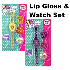 Lip Gloss & Watch Set